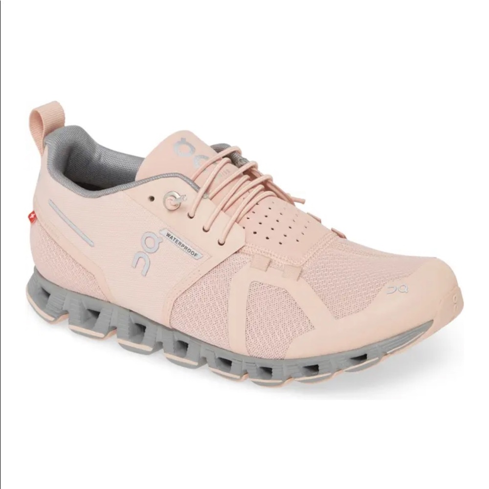 ON Cloud Waterproof Running Shoe Women Shoes Rose Lunar Size 9 US